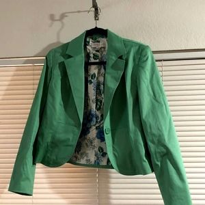 Casual Corner Stretch Green Blazer